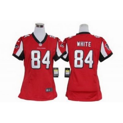 Women Nike Atlanta Falcons #84 Roddy White Red Jerseys