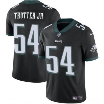 Youth Philadelphia Eagles 54 Jeremiah Trotter Jr Black 2024 Draft Vapor Untouchable Limited Stitched Football Jersey