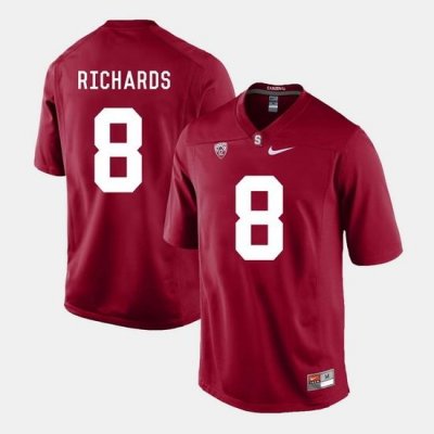 Men Stanford Cardinal Jordan Richards College Football Cardinal Jersey