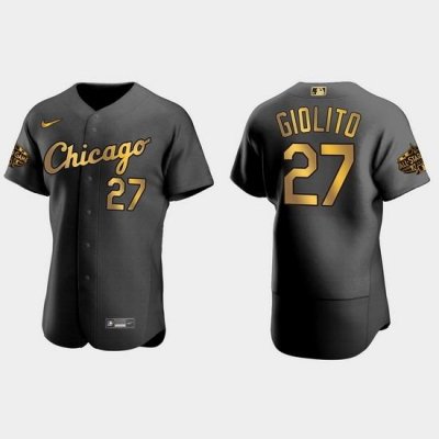 Men Chicago White Sox Lucas Giolito 2022 Mlb All Star Game Authentic Black Men Jersey