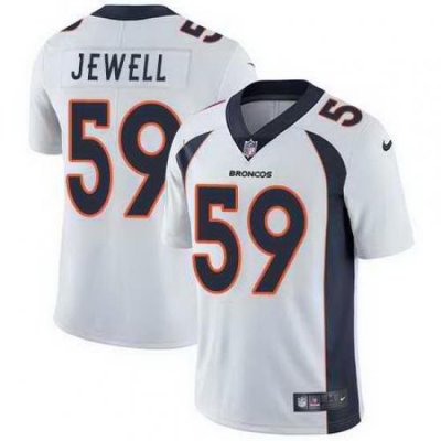 Nike Broncos 59 Josey Jewell White Vapor Untouchable Limited Jersey