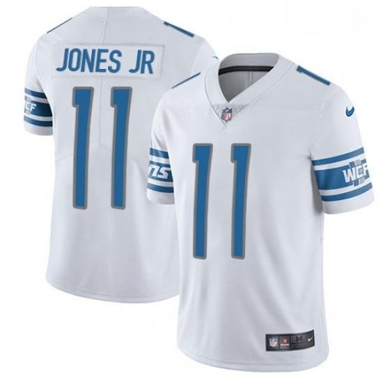 Men Nike Detroit Lions 11 Marvin Jones Jr Elite White NFL Jersey