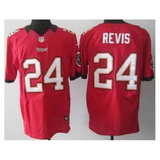 Nike Tampa Bay Buccaneers 24 Darrelle Revis Red Elite NFL Jersey