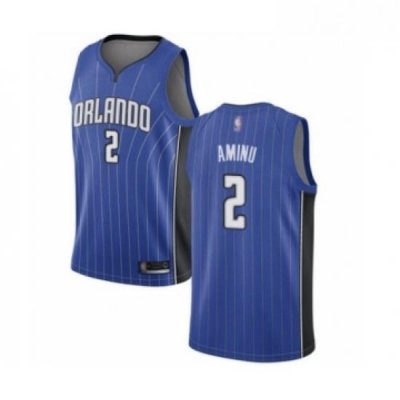 Womens Orlando Magic 2 Al Farouq Aminu Authentic Royal Blue Basketball Jersey Icon Edition