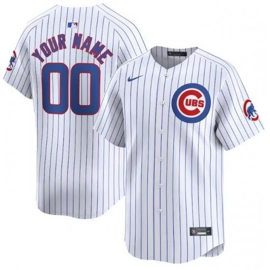 Men Women youth Chicago Cubs Active Player Custom White 2024 Home Limited Stitched Baseball Jersey