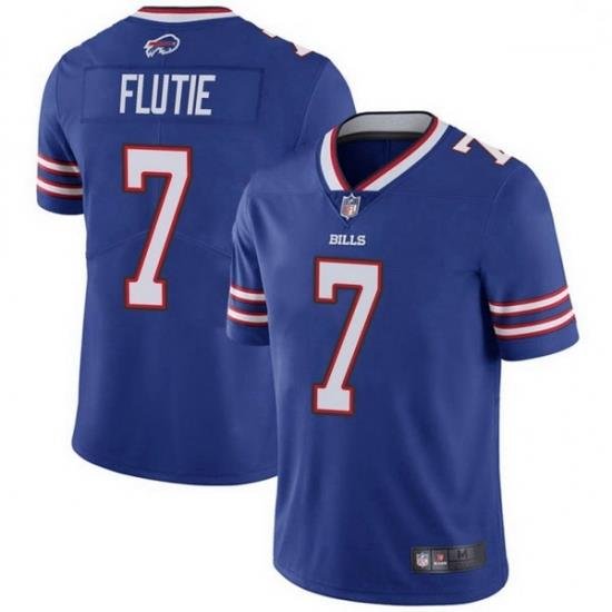 Men Buffalo Bills Doug Flutie Royal Limited Team Color Vapor Untouchable Jersey