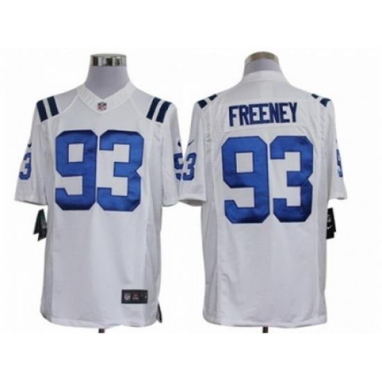 Nike Indianapolis Colts 93 DWight Freeney White Limited NFL Jersey