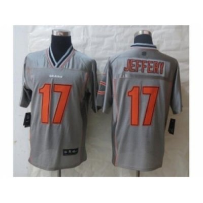 Nike Chicago Bears 17 Alshon Jeffery Grey Elite Vapor NFL Jersey