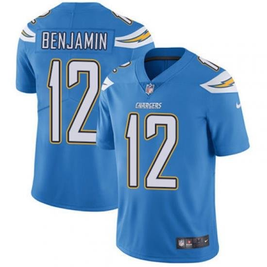 Youth Nike Chargers #12 Travis Benjamin Electric Blue Alternate Stitched NFL Vapor Untouchable Limited Jersey