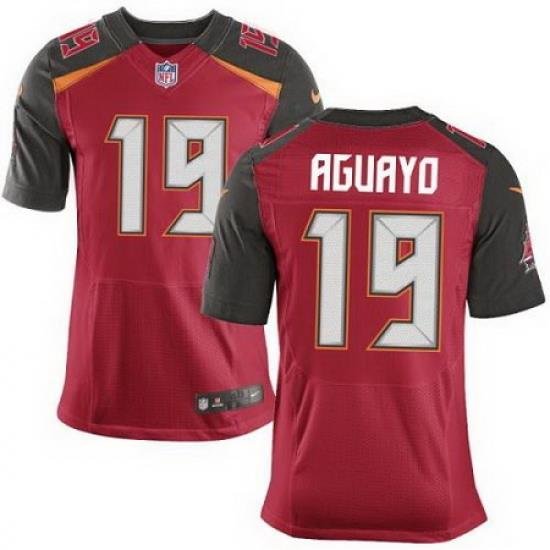 Nike Buccaneers #19 Roberto Aguayo Red Team Color Mens Stitched NFL NeW Elite Jersey