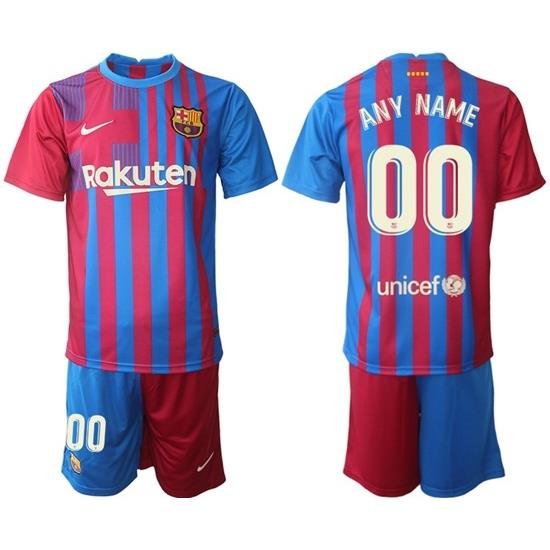 Men Barcelona Soccer Jersey 061 Customized