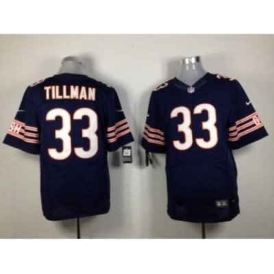 Nike Chicago Bears 33 Charles Tillman blue Elite NFL Jersey