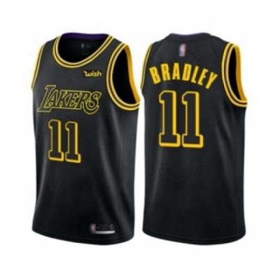 Youth Los Angeles Lakers 11 Avery Bradley Swingman Black Basketball Jersey City Edition