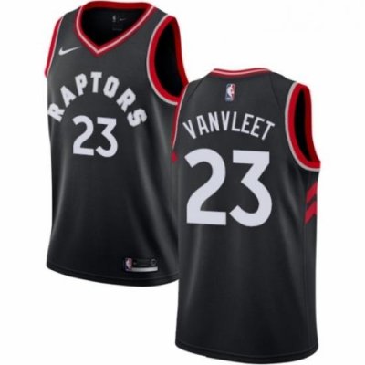 Youth Nike Toronto Raptors 23 Fred VanVleet Swingman Black NBA Jersey Statement Edition