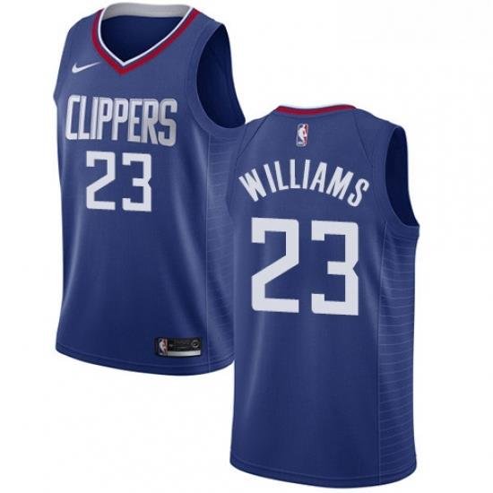 Youth Nike Los Angeles Clippers 23 Louis Williams Swingman Blue Road NBA Jersey Icon Edition