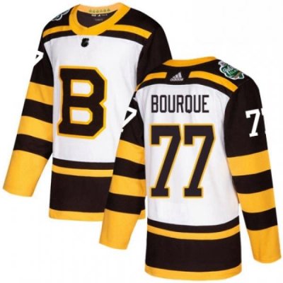 Mens Adidas Boston Bruins 77 Ray Bourque Authentic White 2019 Winter Classic NHL Jersey