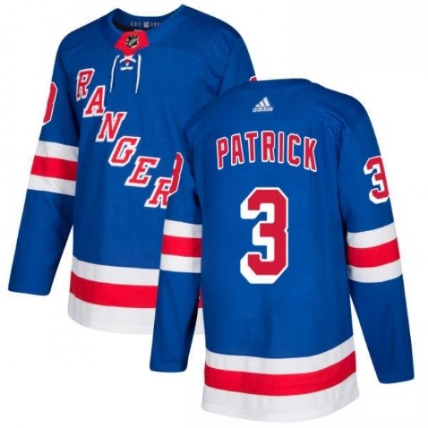 Mens Adidas New York Rangers 3 James Patrick Premier Royal Blue Home NHL Jersey