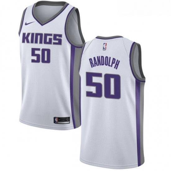 Youth Nike Sacramento Kings 50 Zach Randolph Authentic White NBA Jersey Association Edition