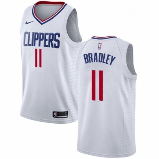 Youth Nike Los Angeles Clippers 11 Avery Bradley Authentic White NBA Jersey Association Edition