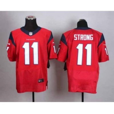 nike nfl jerseys houston texans 11 strong red[Elite]