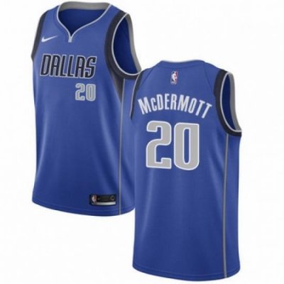 Mens Nike Dallas Mavericks 20 Doug McDermott Swingman Royal Blue Road NBA Jersey Icon Edition