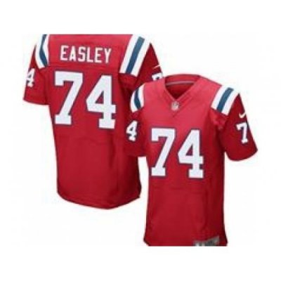 Nike NeW England Patriots 74 Dominique Easley red Elite NFL Jersey