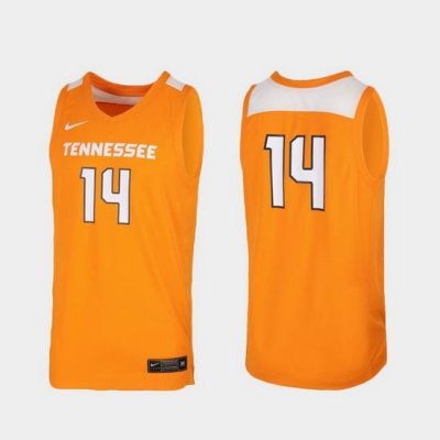 Men Tennessee Volunteers Tennessee Orange Replica College Basketball Nike Jersey