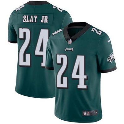 Nike Eagles 24 Darius Slay Jr Green Team Color Men Stitched NFL Vapor Untouchable Limited Jersey