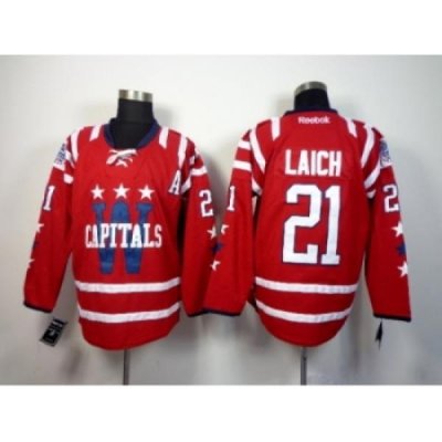 NHL Washington Capitals #21 Brooks Laich Red Stitched Jerseys(2015 Winter Classic)