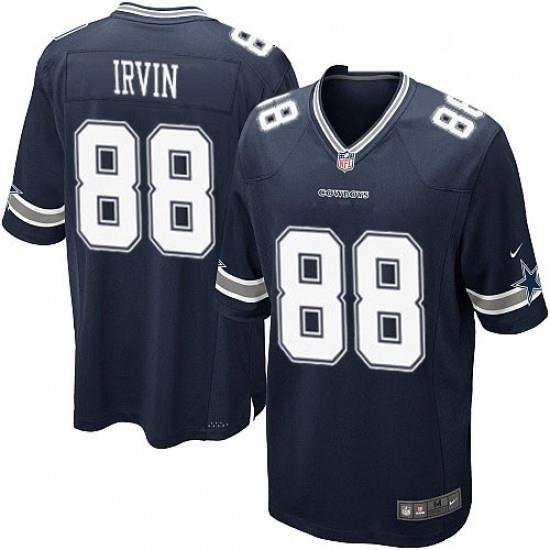 Mens Nike Dallas Cowboys 88 Michael Irvin Game Navy Blue Team Color NFL Jersey