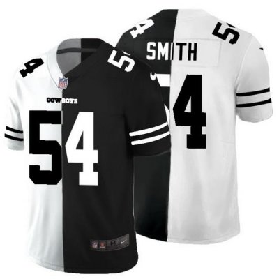 Dallas Cowboys 54 Jaylon Smith Men Black V White Peace Split Nike Vapor Untouchable Limited NFL Jersey