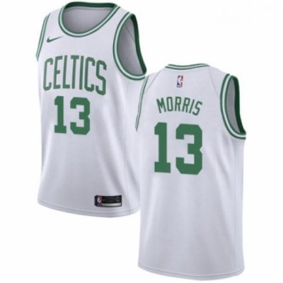 Youth Nike Boston Celtics 13 Marcus Morris Swingman White NBA Jersey Association Edition