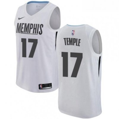 Womens Nike Memphis Grizzlies 17 Garrett Temple Swingman White NBA Jersey City Edition