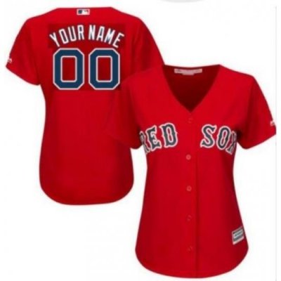 Men Women Youth All Size Boston Red Sox Majestic Red Home Cool Base Custom Jersey