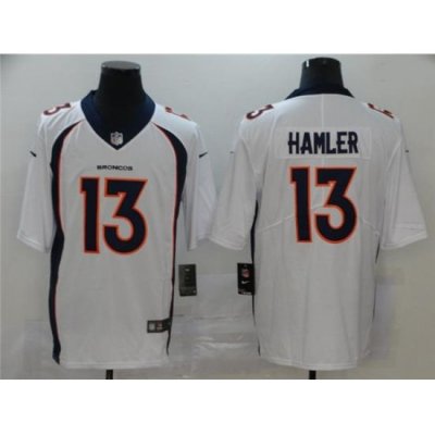 Nike Broncos 13 KJ Hamler White 2020 NFL Draft Vapor Untouchable Limited Jersey