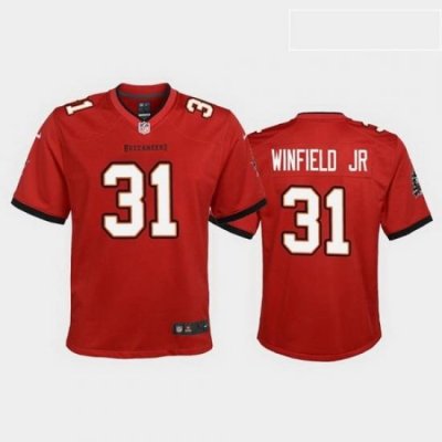 youth antoine winfield jr. tampa bay buccaneers red game jersey