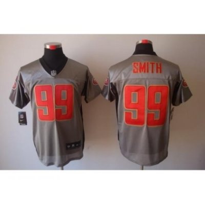 Nike San Francisco 49ers 99 Aldon Smith Grey Elite ShadoW NFL Jersey