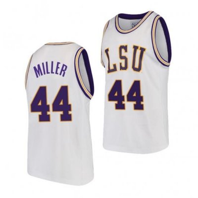 LSU Tiger Adam Miller White 2021 Transfer Men Jersey