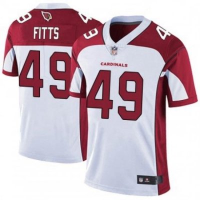 Youth Nike Arizona Cardinals 49 Kylie Fitts Limited Cardinal White Vapor Untouchable Jersey