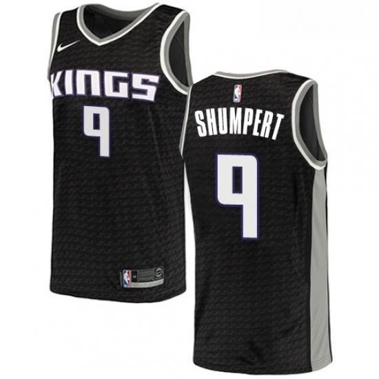 Womens Nike Sacramento Kings 9 Iman Shumpert Authentic Black NBA Jersey Statement Edition