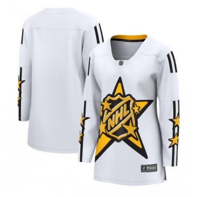 Women All Star Game 2024 White Breakaway Stitched Hockey Jersey