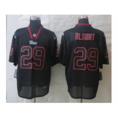 Nike New England Patriots 29 LeGarrette Blount Black Elite Lights Out NFL Jersey