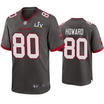 Men O.J. Howard Buccaneers Pewter Super Bowl Lv Game Jersey