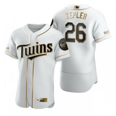 Minnesota TWins 26 Max Kepler White Nike Mens Authentic Golden Edition MLB Jersey