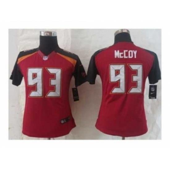 Nike Women Tampa Bay Buccaneers #93 Mccoy Red jerseys[2014 new]