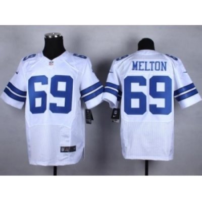 Nike Dallas CoWboys 69 Henry Melton White Elite NFL Jersey