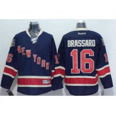 nhl jerseys new york rangers #16 brassard dk.blue[brassard][85th]