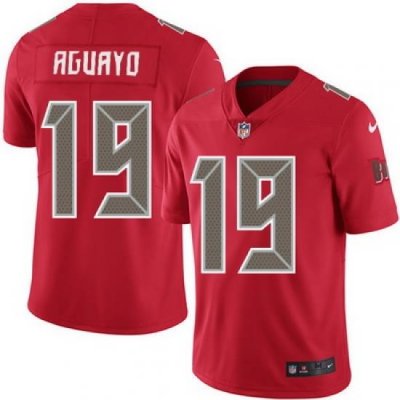 Nike Buccaneers #19 Roberto Aguayo Red Mens Stitched NFL Limited Rush Jersey