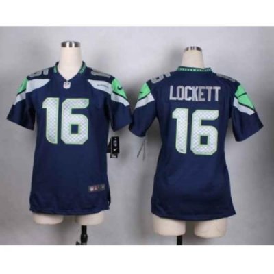 nike women nfl jerseys seattle seahawks 16 lockett blue[nike]