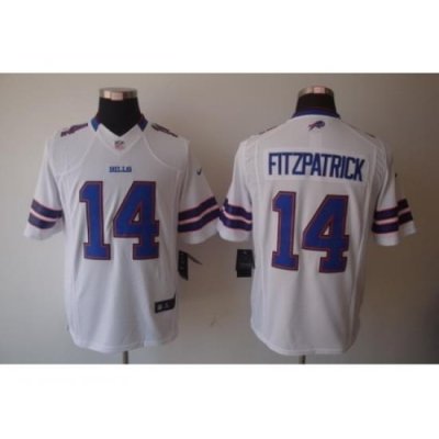 Nike Buffalo Bills 14 Ryan Fitzpatrick White Limited NFL Jersey